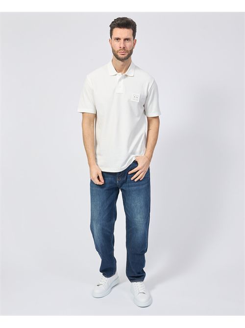 Polo AX regular fit in piqeè di cotone ARMANI EXCHANGE | XM000356-AF12758U0009